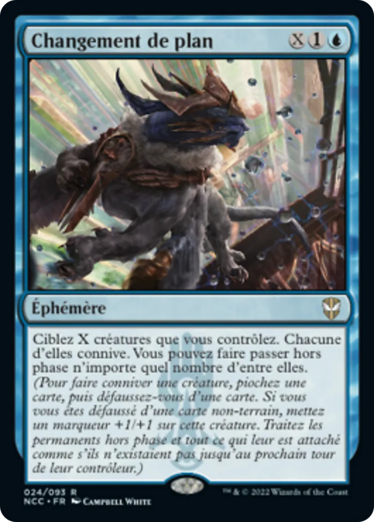 Changement de plan — New Capenna Commander — Magic: The Gathering
