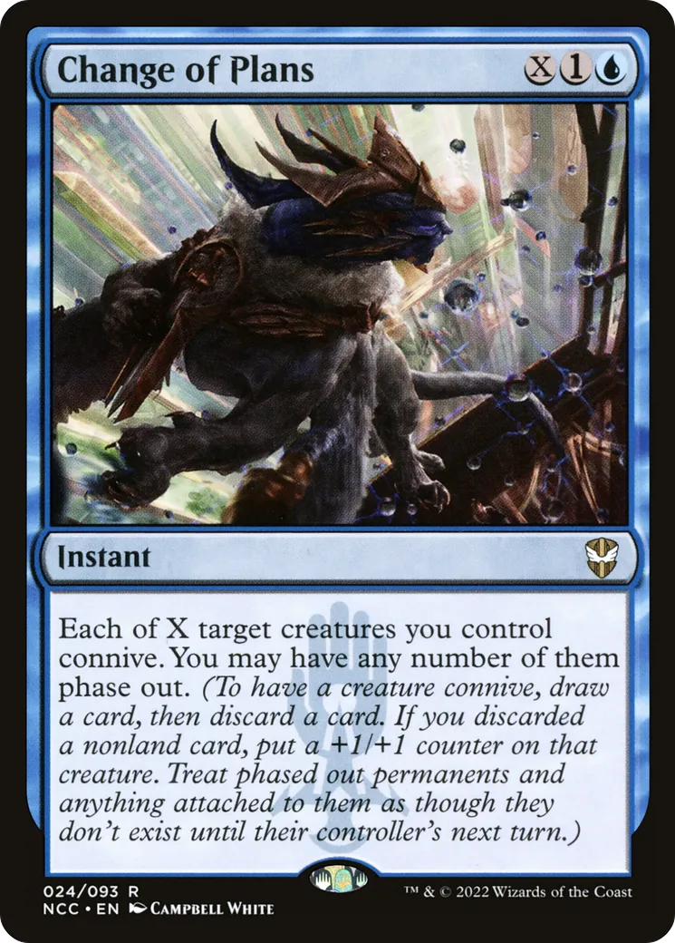 Change of Plans — New Capenna Commander — Magic: The Gathering