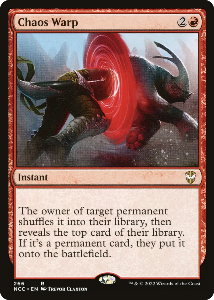 Chaos Warp — New Capenna Commander — Magic: The Gathering