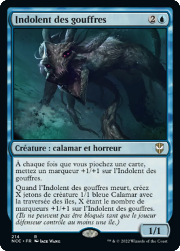 Indolent des gouffres — New Capenna Commander — Magic: The Gathering