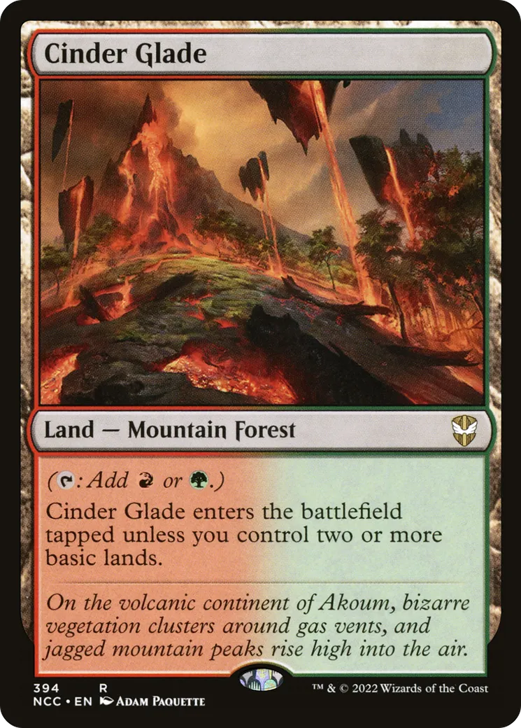 Clairière de scories — New Capenna Commander — Magic: The Gathering