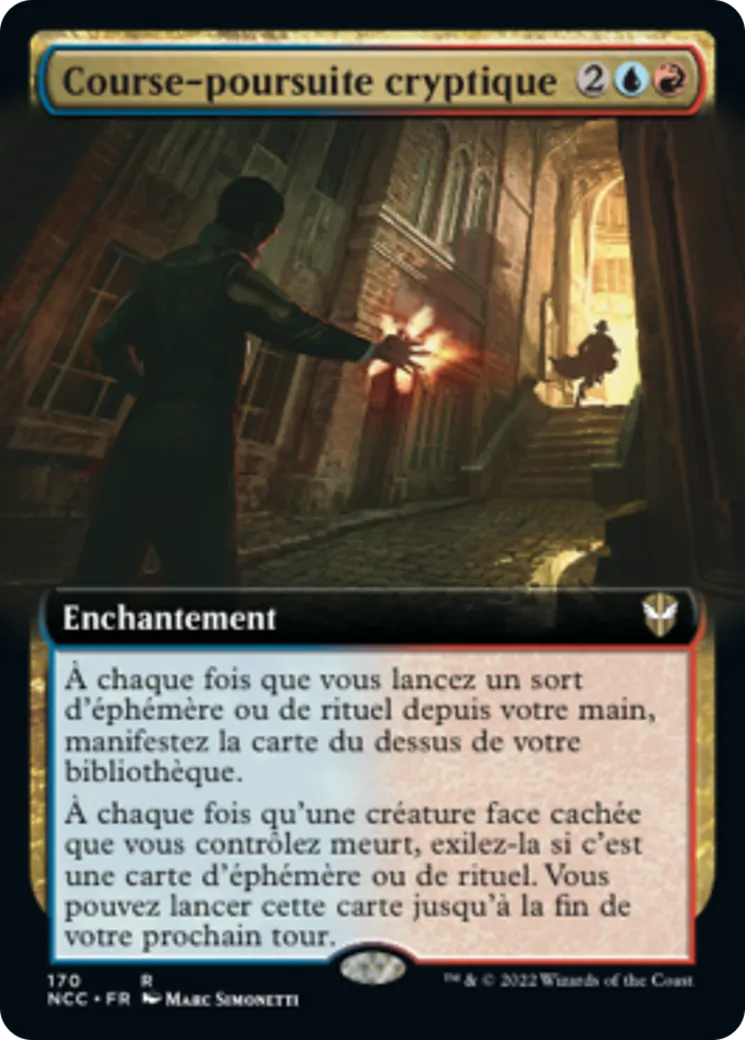 Course-poursuite cryptique — New Capenna Commander — Magic: The Gathering