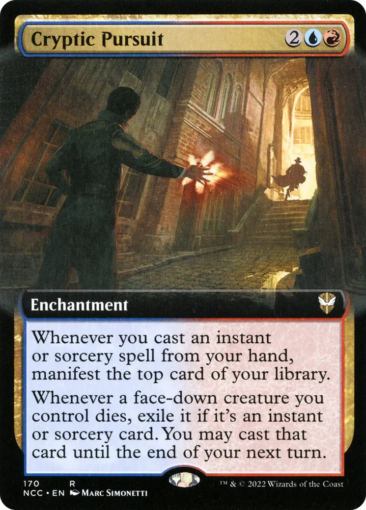 Course-poursuite cryptique — New Capenna Commander — Magic: The Gathering