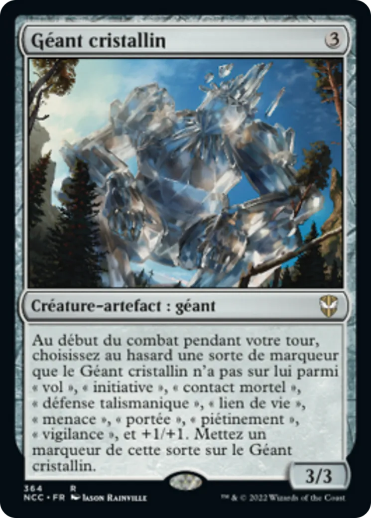 Géant cristallin — New Capenna Commander — Magic: The Gathering