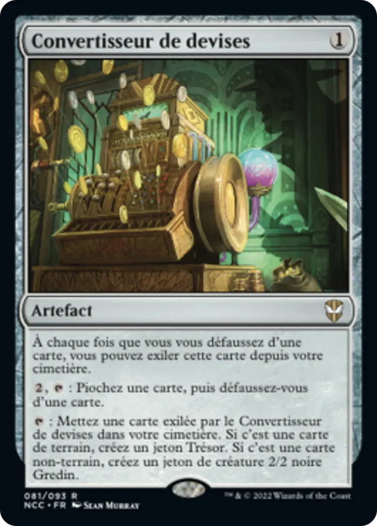 Convertisseur de devises — New Capenna Commander — Magic: The Gathering