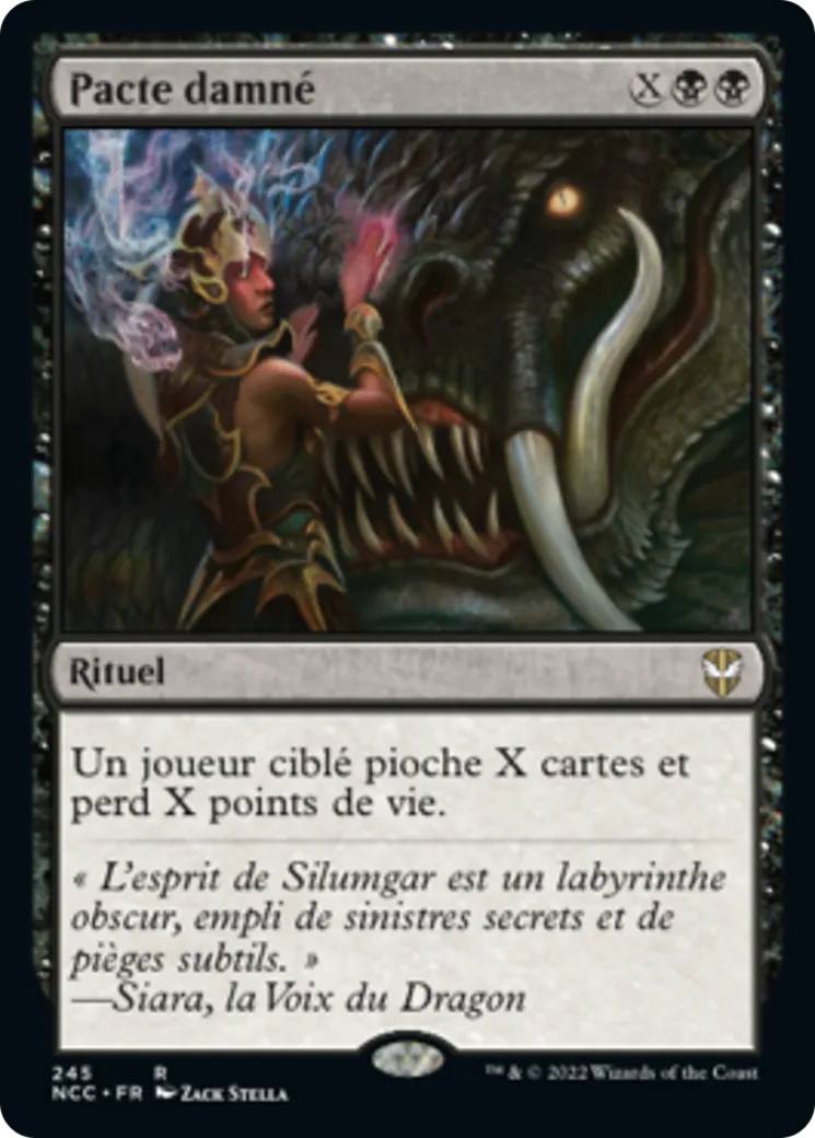 Pacte damné — New Capenna Commander — Magic: The Gathering