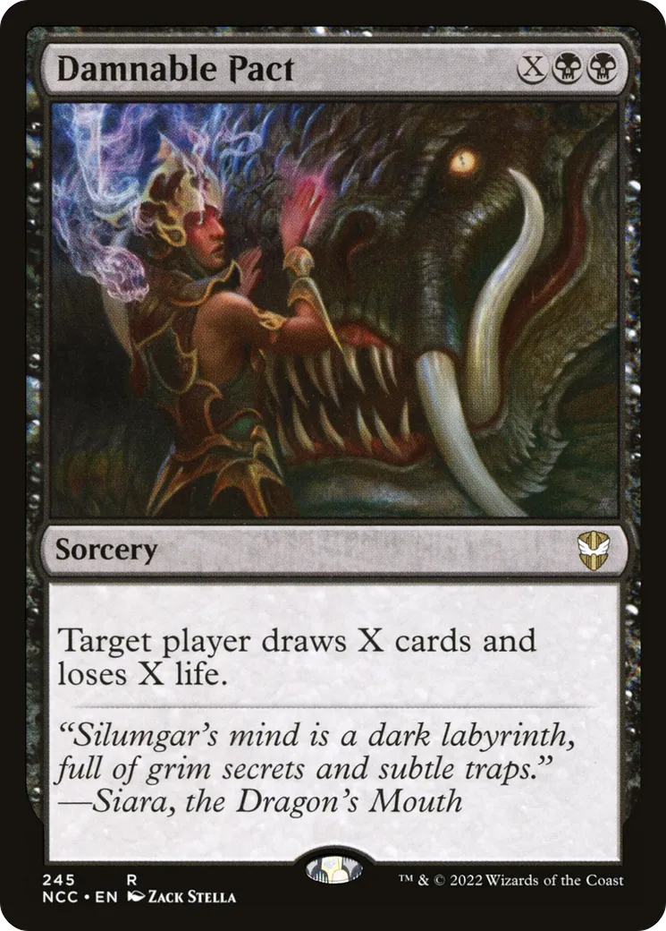 Damnable Pact — New Capenna Commander — Magic: The Gathering