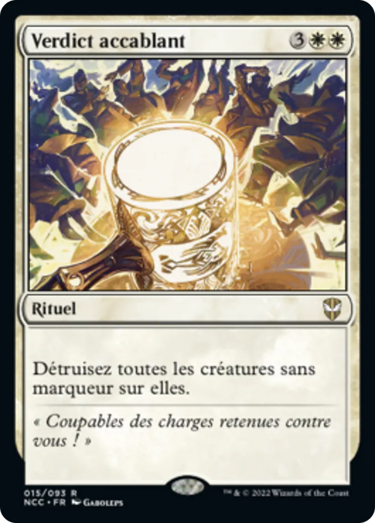 Verdict accablant — New Capenna Commander — Magic: The Gathering