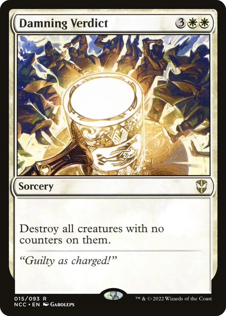 Damning Verdict — New Capenna Commander — Magic: The Gathering