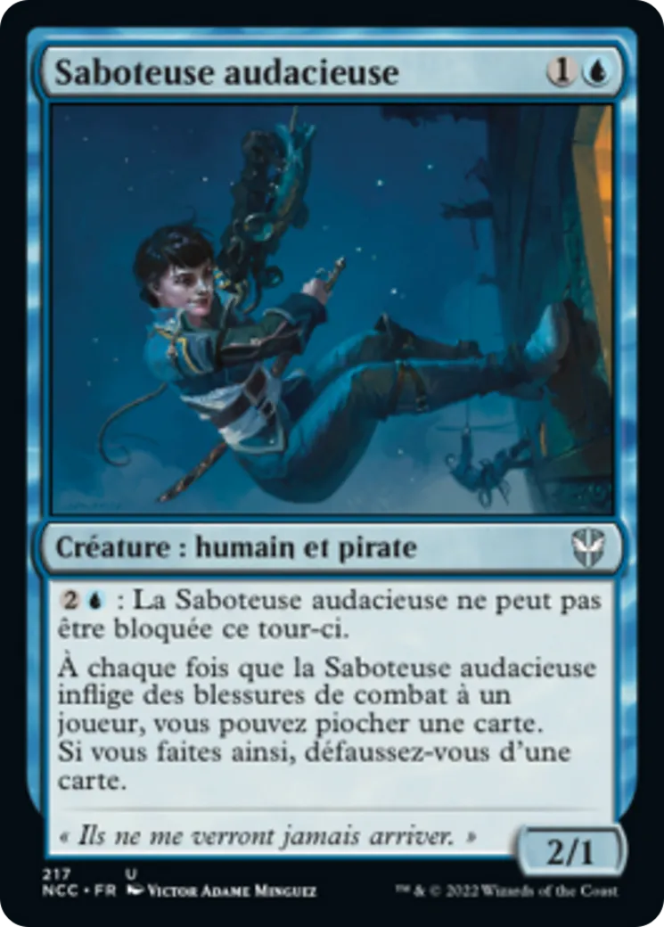 Saboteuse audacieuse — New Capenna Commander — Magic: The Gathering