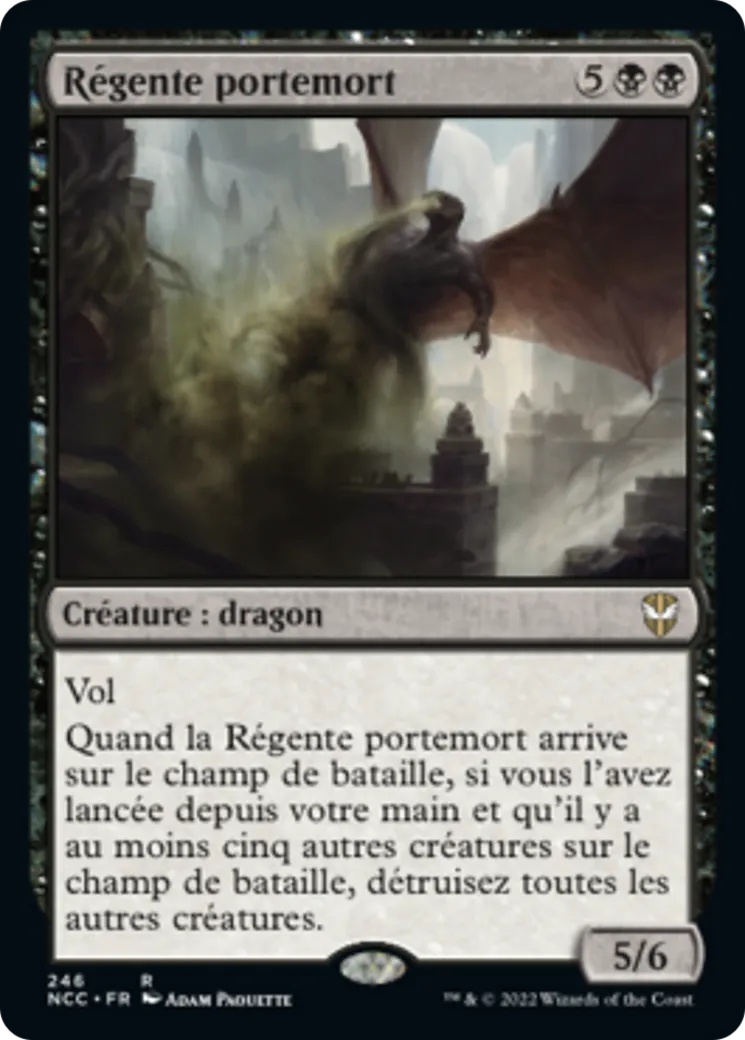 Régente portemort — New Capenna Commander — Magic: The Gathering