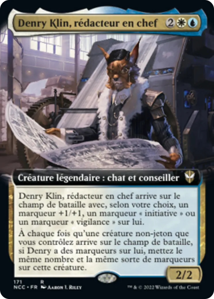 Denry Klin, rédacteur en chef — New Capenna Commander — Magic: The Gathering