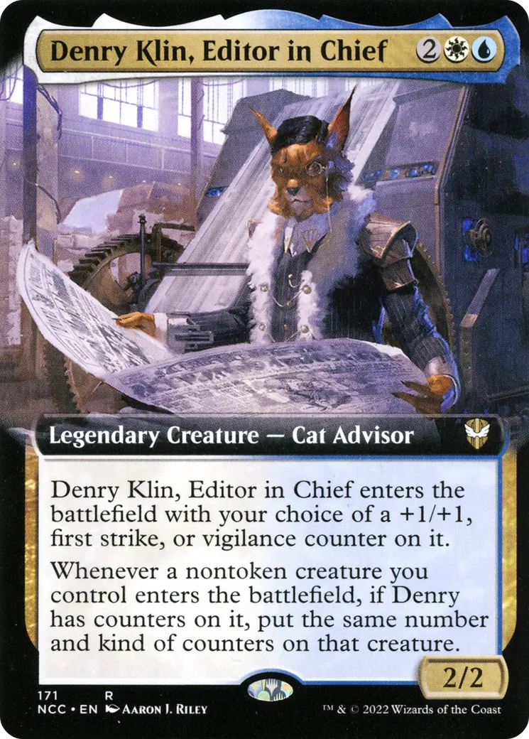 Denry Klin, Editor in Chief — New Capenna Commander — Magic: The Gathering