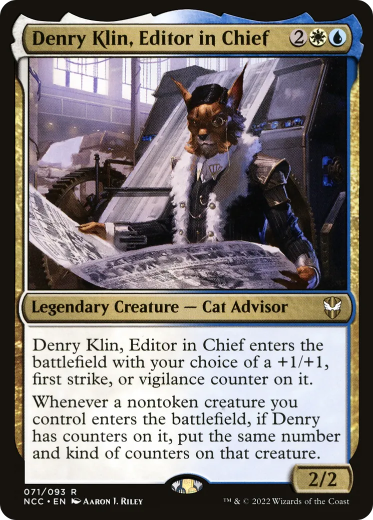 Denry Klin, Editor in Chief — New Capenna Commander — Magic: The Gathering