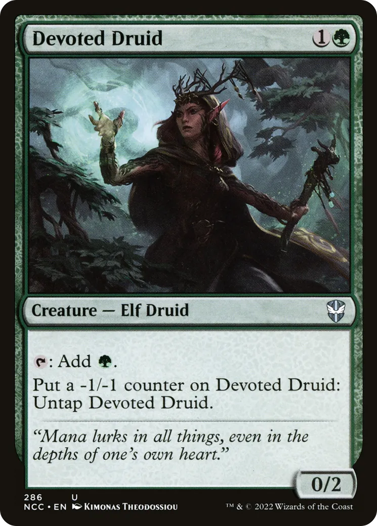 Devoted Druid — New Capenna Commander — Magic: The Gathering