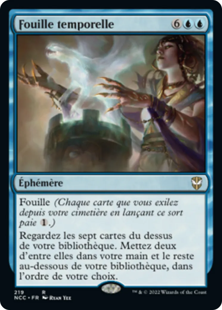 Fouille temporelle — New Capenna Commander — Magic: The Gathering