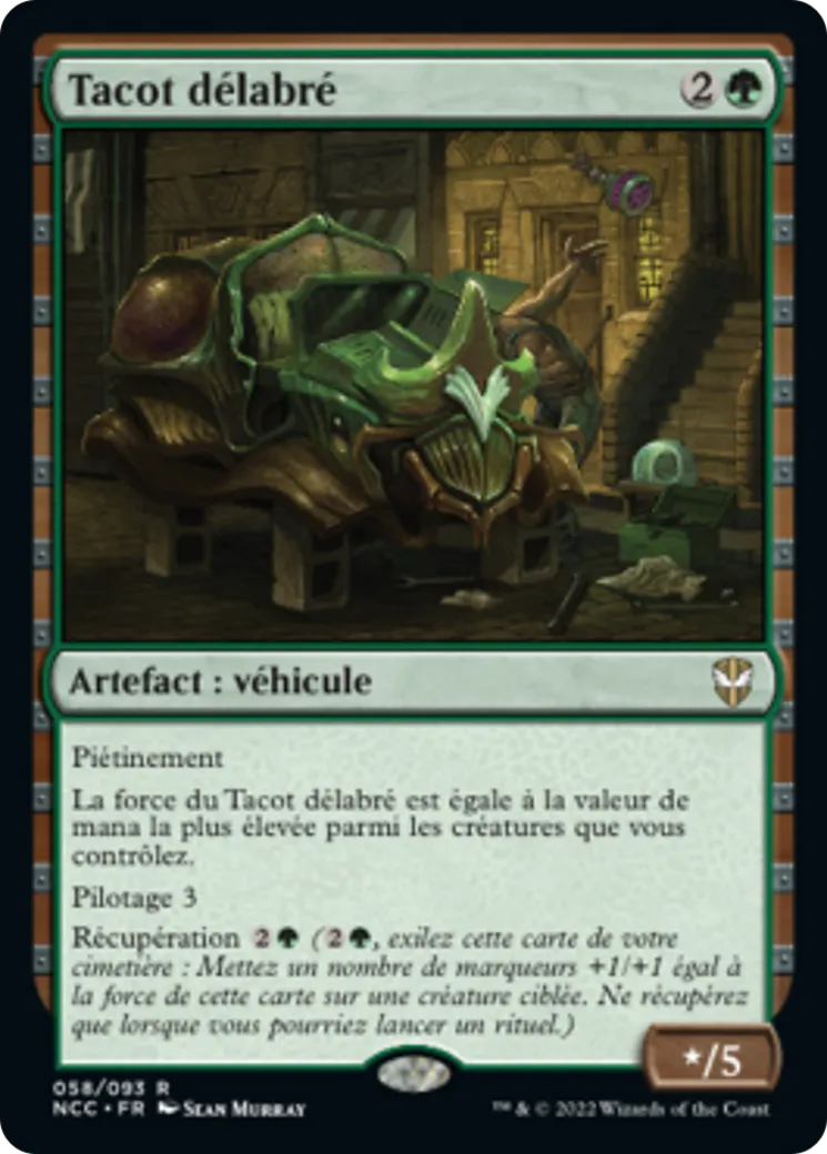 Tacot délabré — New Capenna Commander — Magic: The Gathering