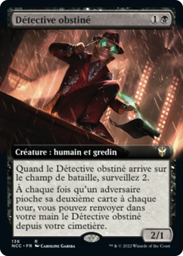 Détective obstiné — New Capenna Commander — Magic: The Gathering