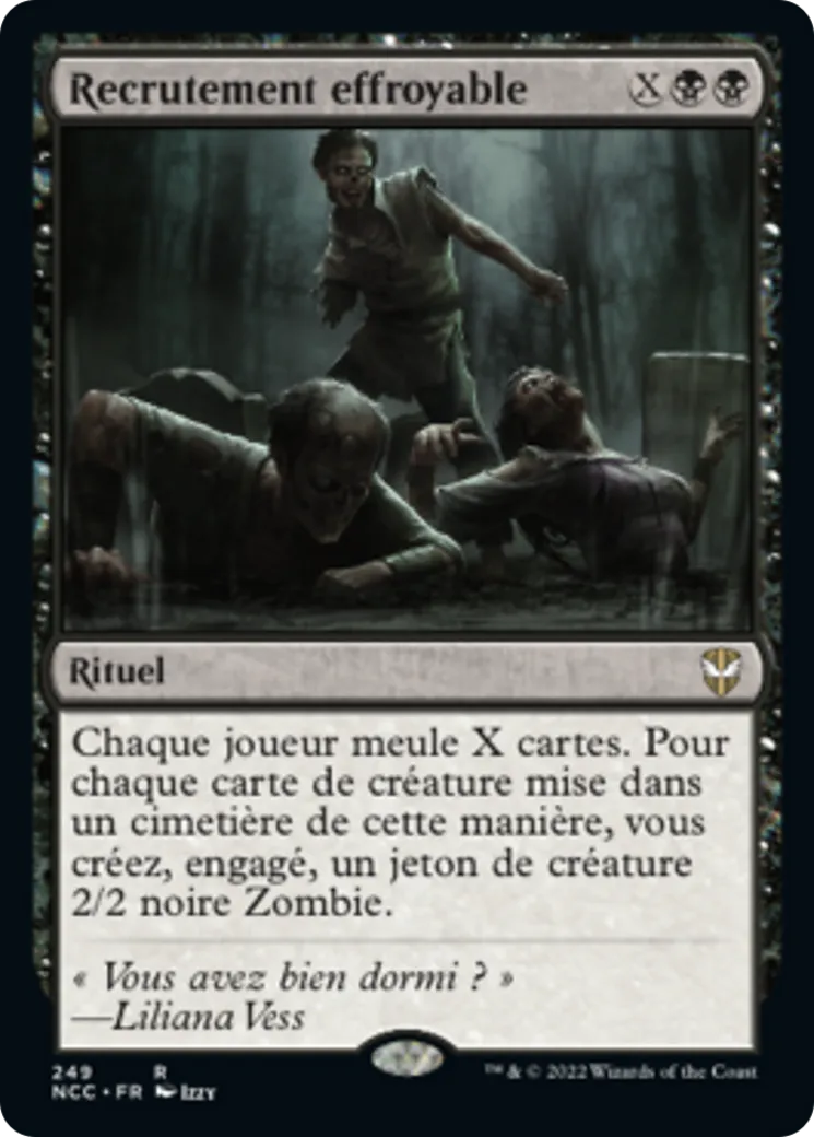 Recrutement effroyable — New Capenna Commander — Magic: The Gathering
