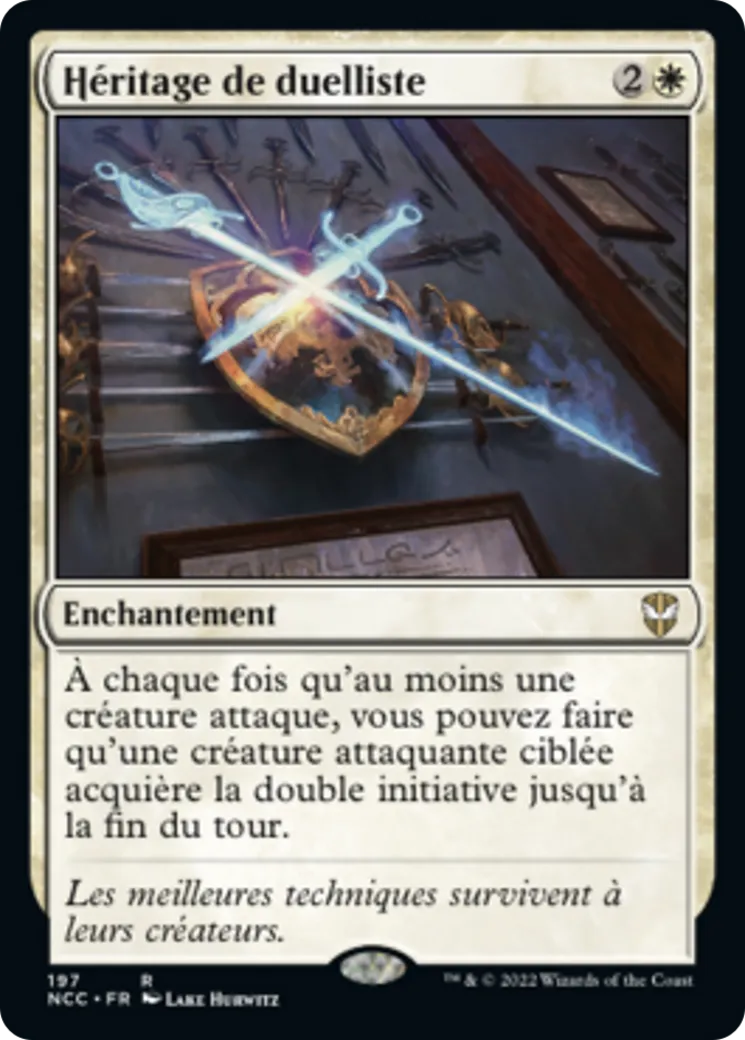 Héritage de duelliste — New Capenna Commander — Magic: The Gathering