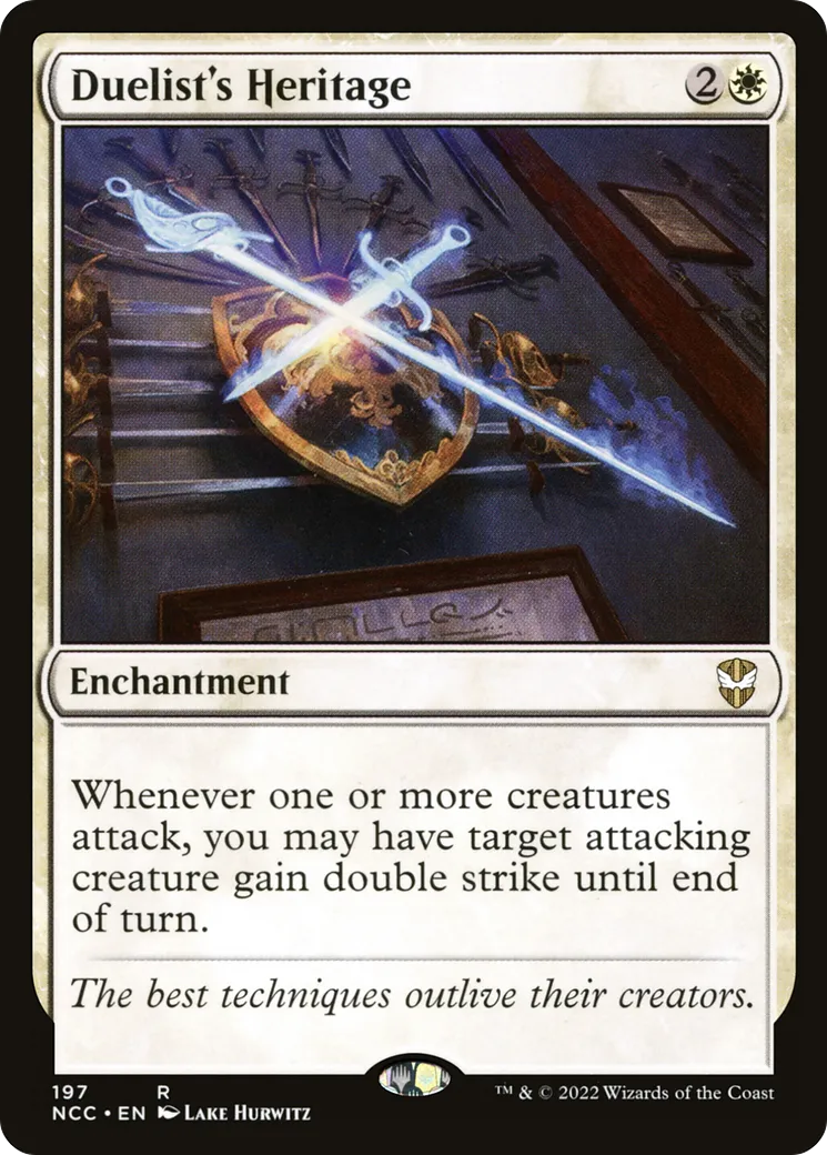 Duelist's Heritage — New Capenna Commander — Magic: The Gathering