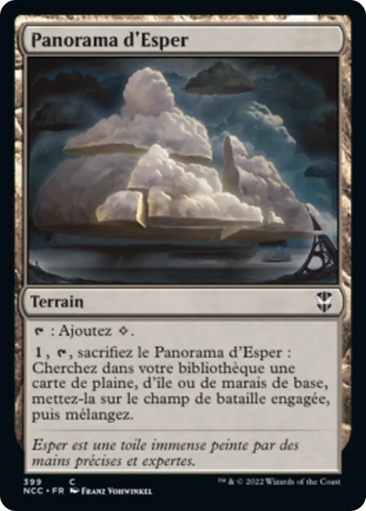 Panorama d'Esper — New Capenna Commander — Magic: The Gathering