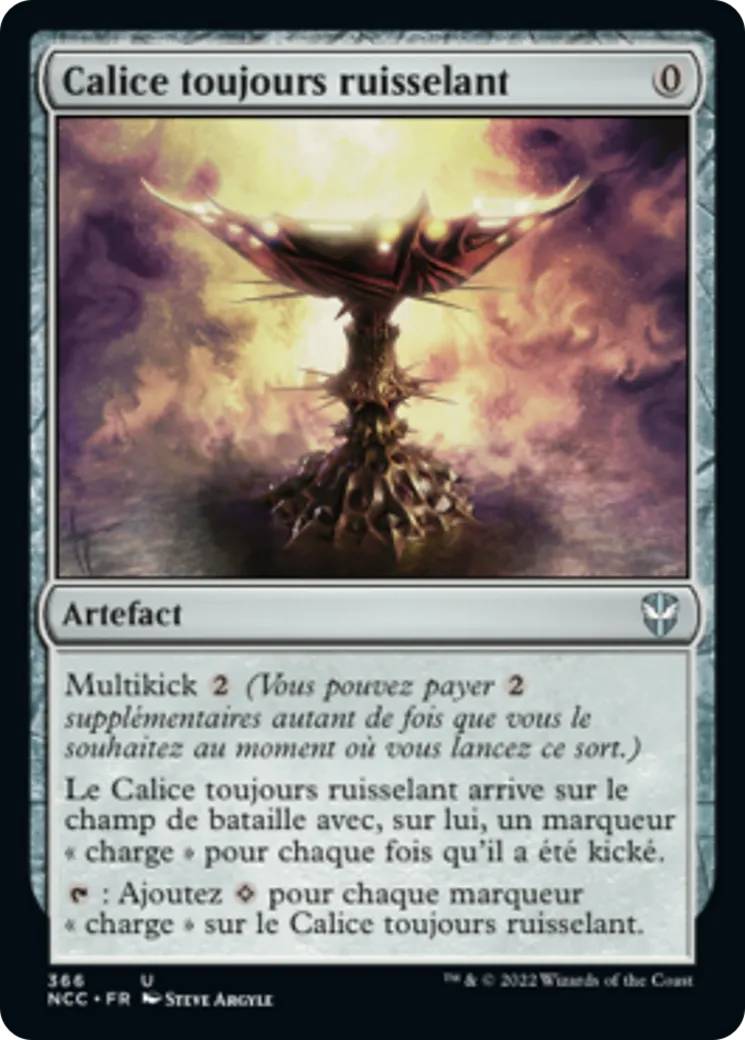 Calice toujours ruisselant — New Capenna Commander — Magic: The Gathering