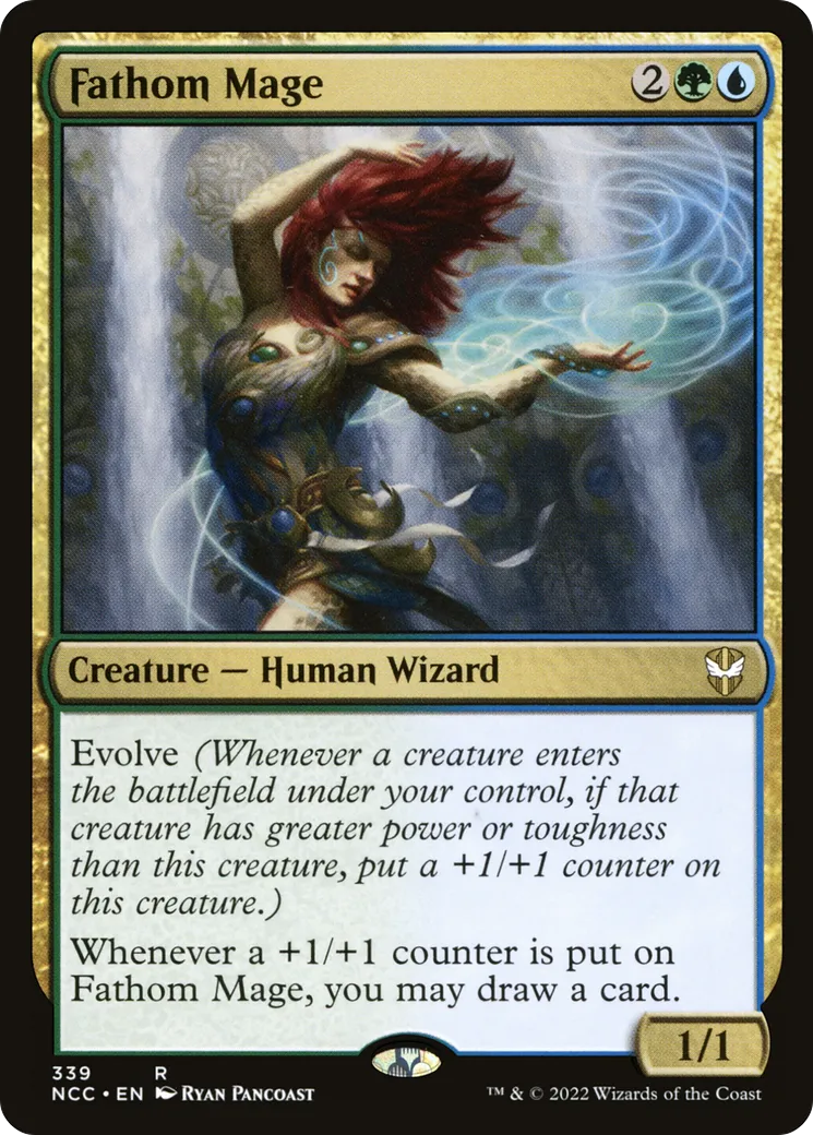 Fathom Mage — New Capenna Commander — Magic: The Gathering