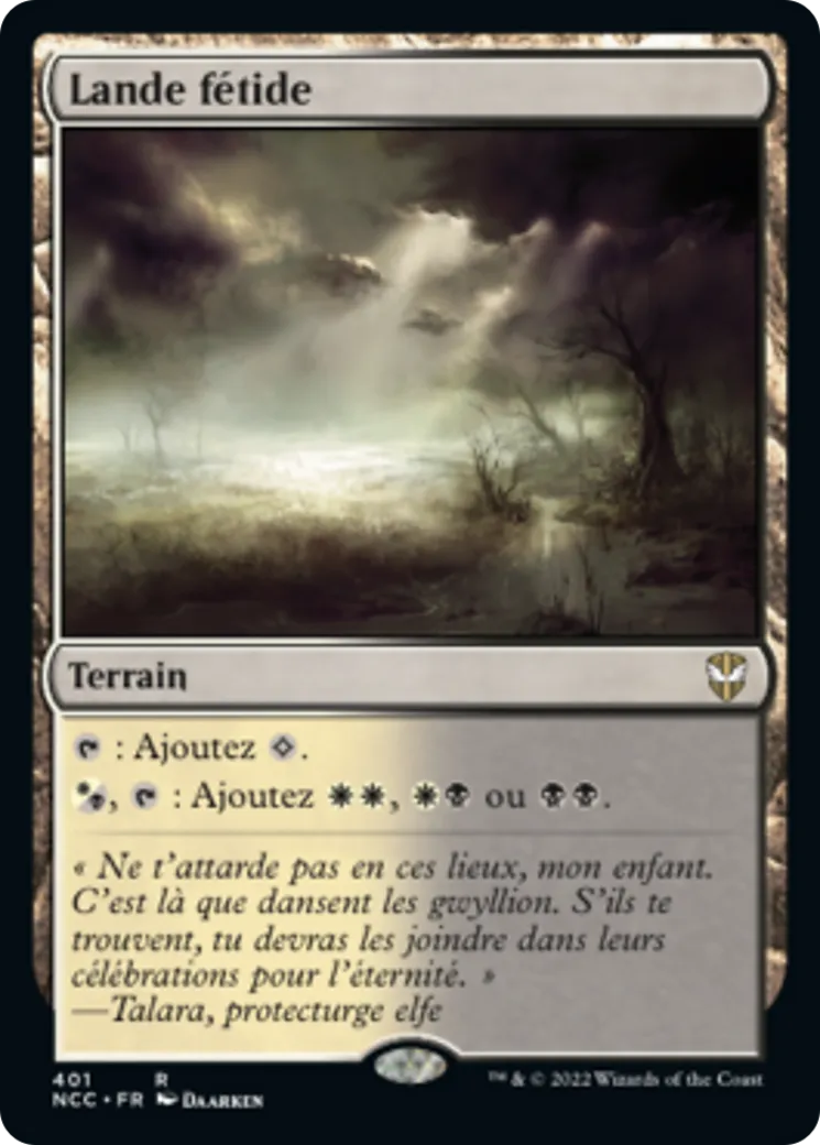 Lande fétide — New Capenna Commander — Magic: The Gathering