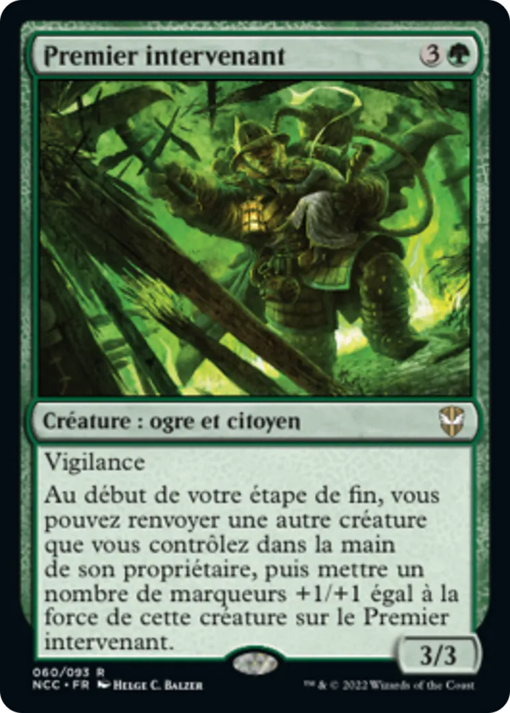 Premier intervenant — New Capenna Commander — Magic: The Gathering