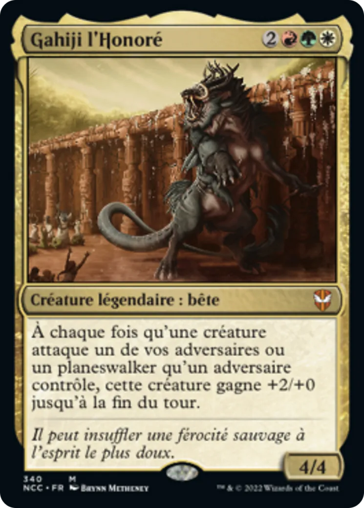 Gahiji l'Honoré — New Capenna Commander — Magic: The Gathering