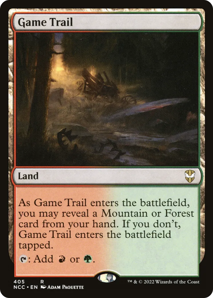 Piste du gibier — New Capenna Commander — Magic: The Gathering