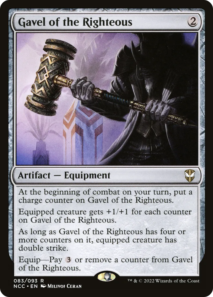 Gavel of the Righteous — New Capenna Commander — Magic: The Gathering