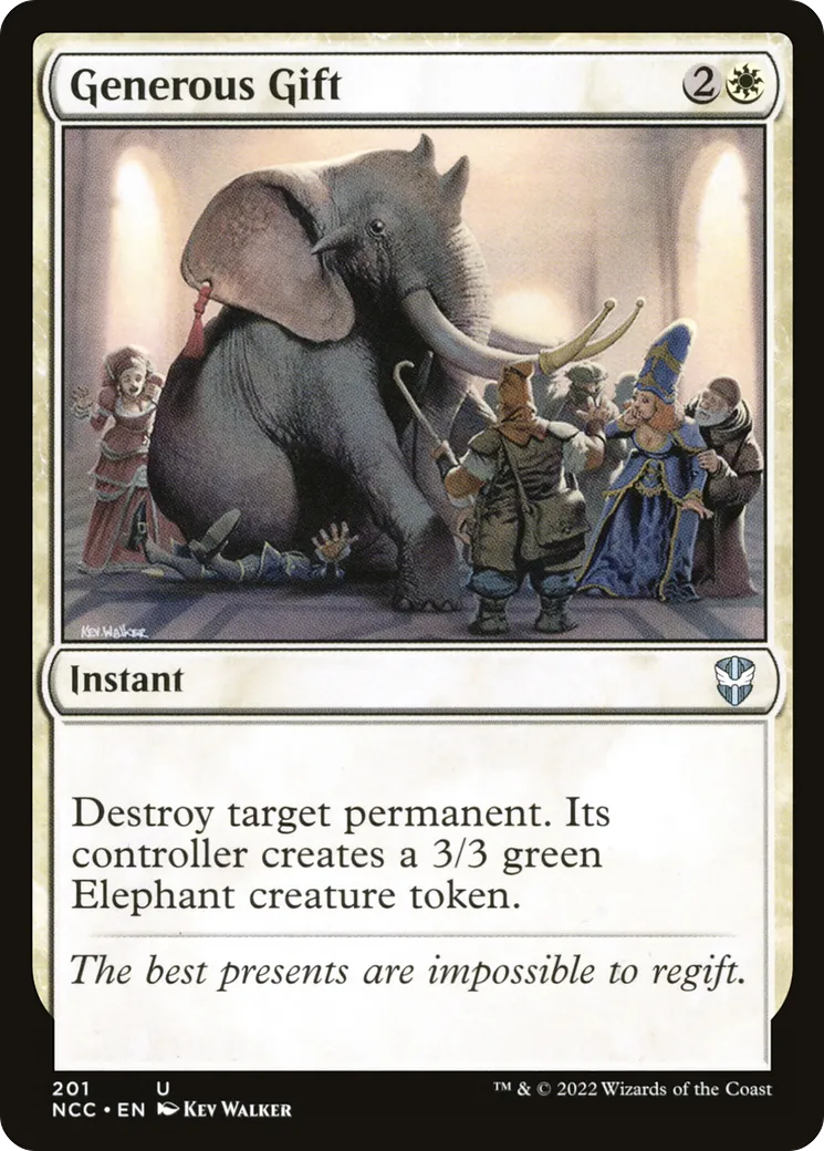 Generous Gift — New Capenna Commander — Magic: The Gathering