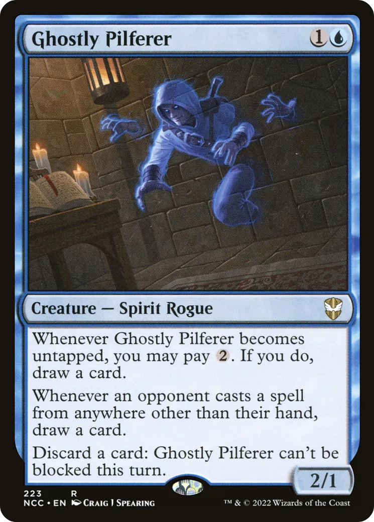 Chapardeur fantomal — New Capenna Commander — Magic: The Gathering