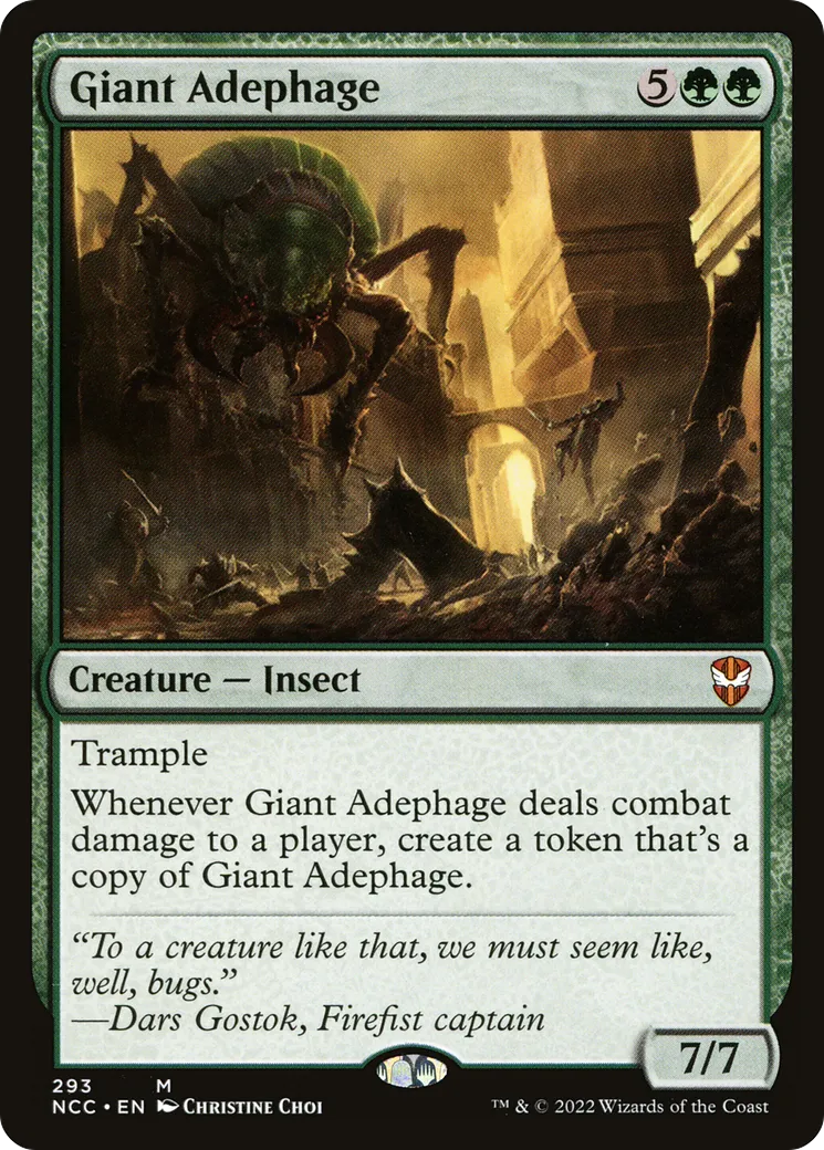 Giant Adephage — New Capenna Commander — Magic: The Gathering