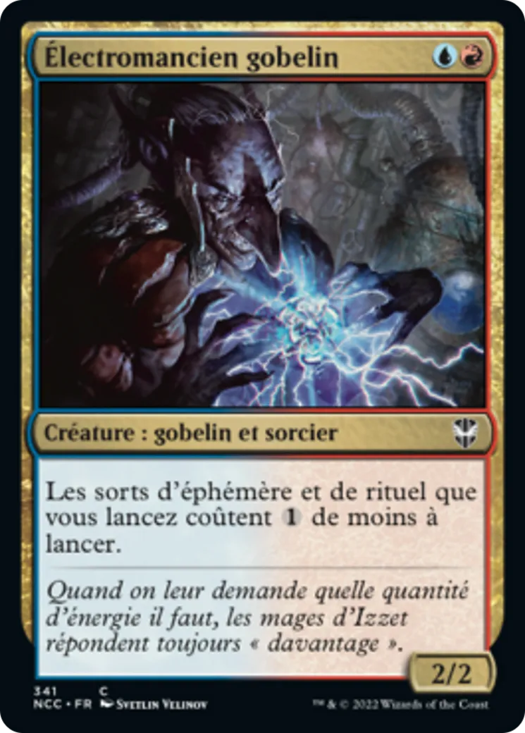 Électromancien gobelin — New Capenna Commander — Magic: The Gathering