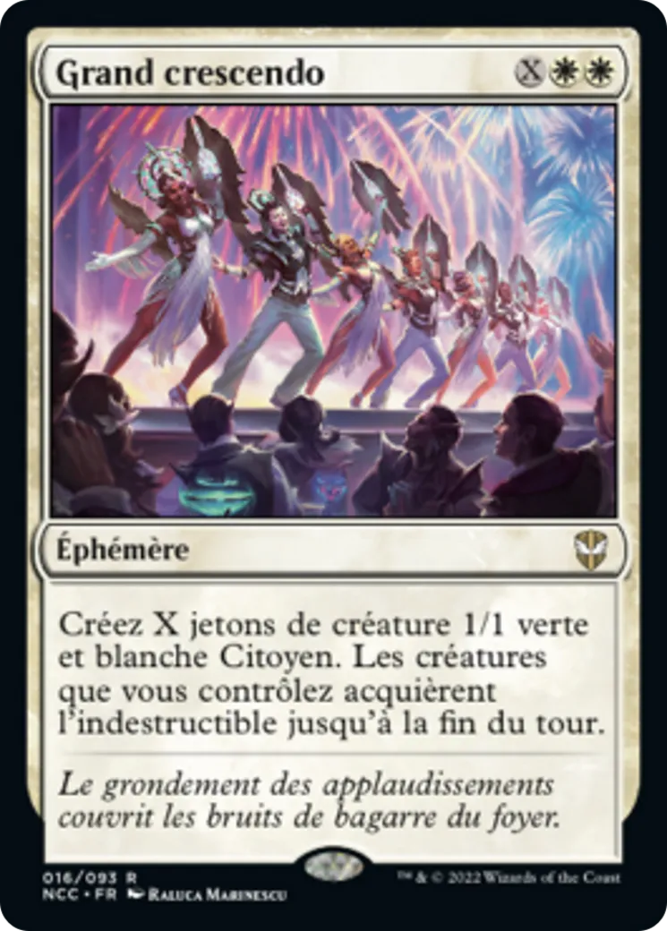 Grand crescendo — New Capenna Commander — Magic: The Gathering
