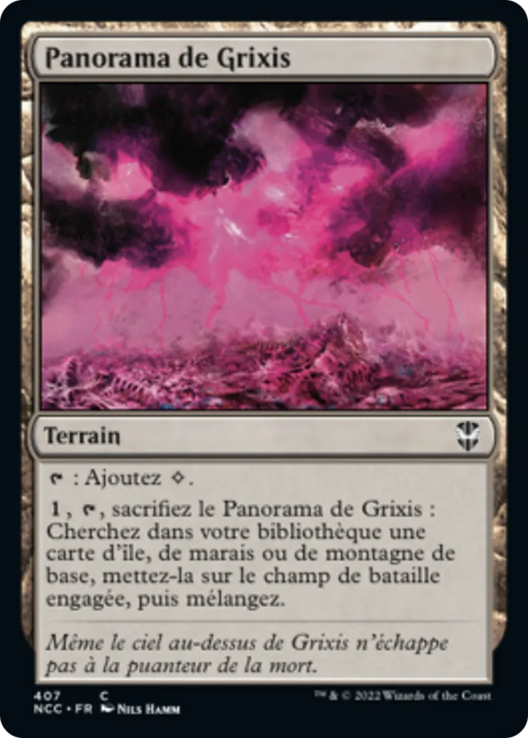 Panorama de Grixis — New Capenna Commander — Magic: The Gathering