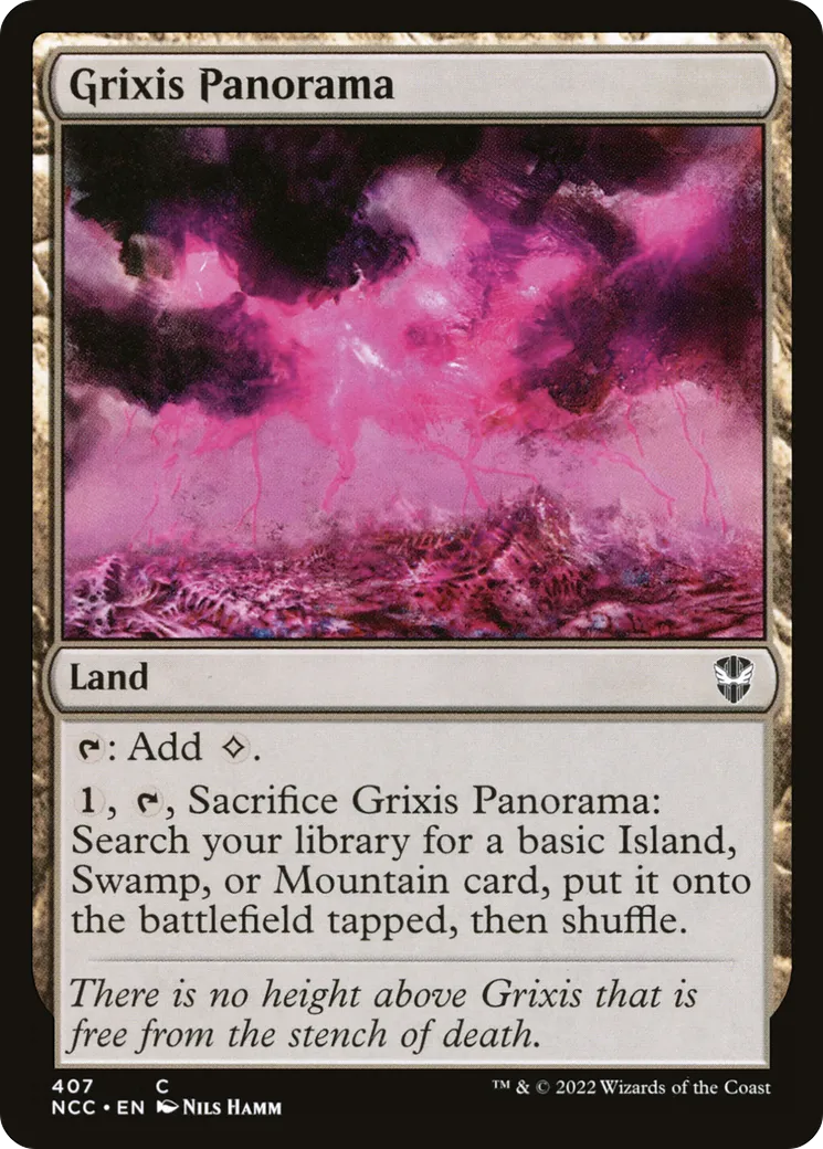 Grixis Panorama — New Capenna Commander — Magic: The Gathering