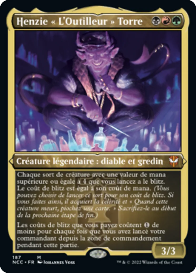 Henzie « L'Outilleur » Torre — New Capenna Commander — Magic: The Gathering