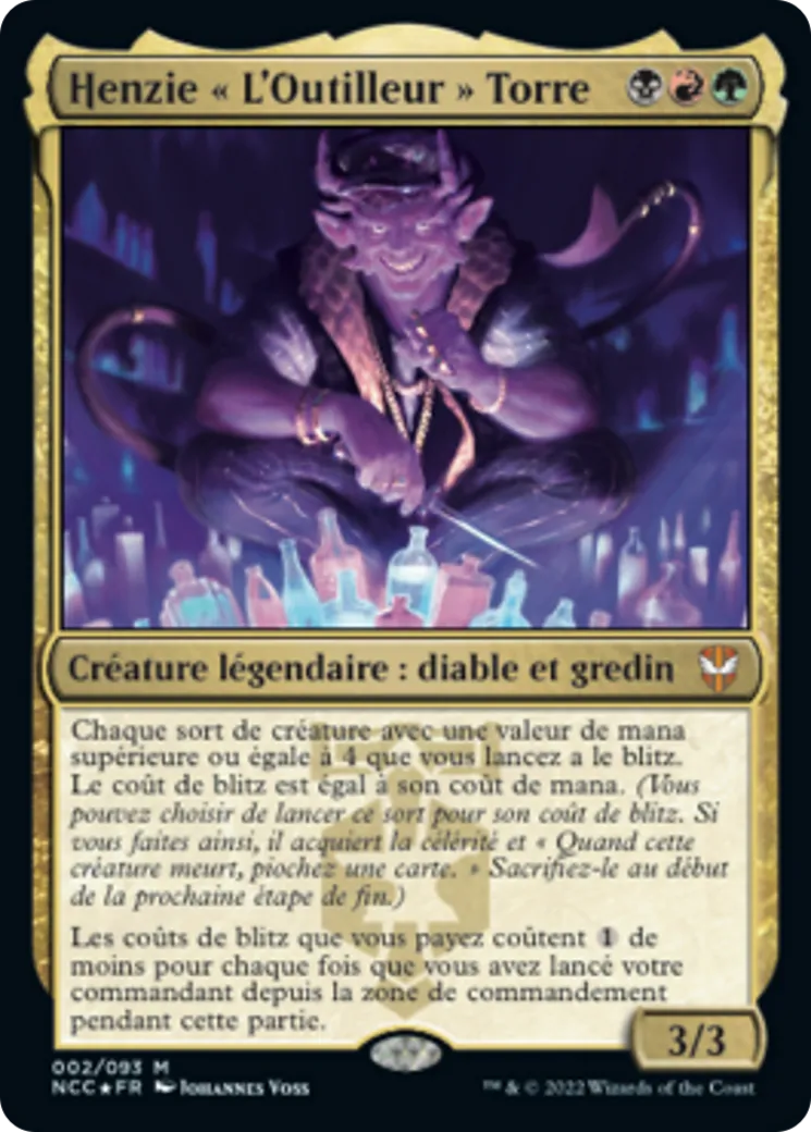 Henzie « L'Outilleur » Torre — New Capenna Commander — Magic: The Gathering