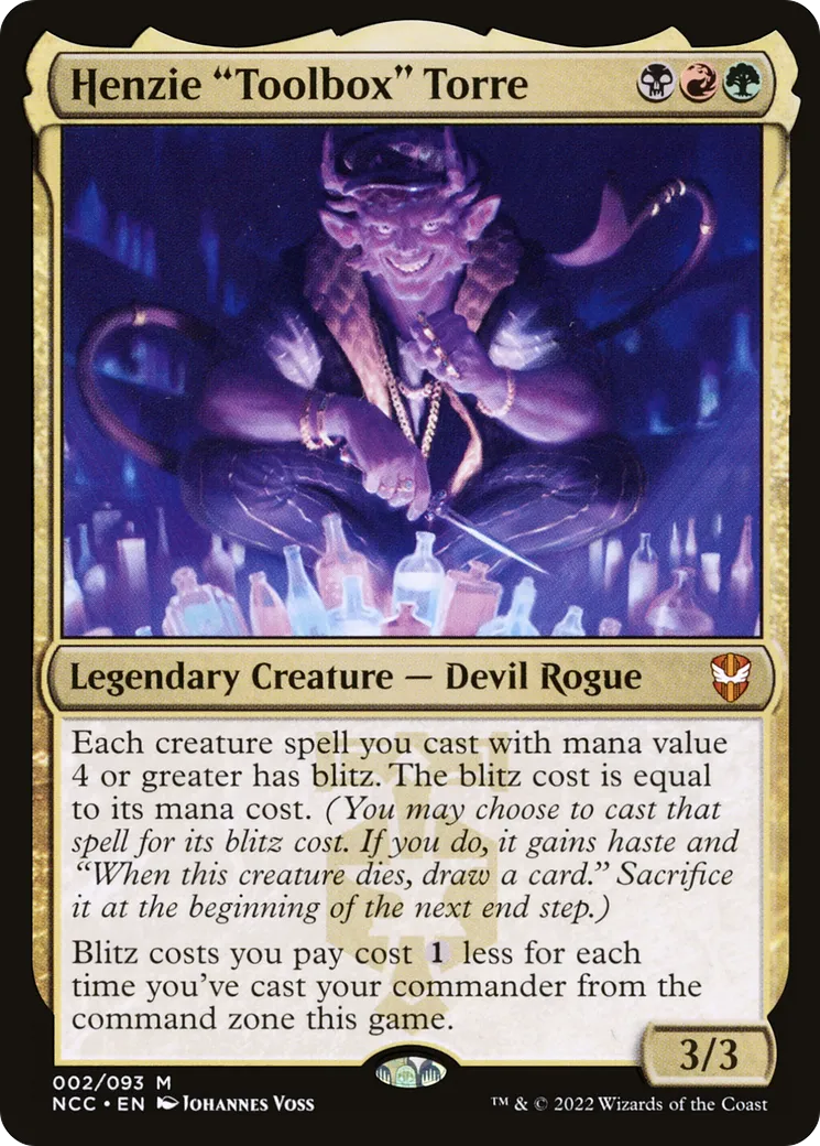 Henzie "Toolbox" Torre — New Capenna Commander — Magic: The Gathering