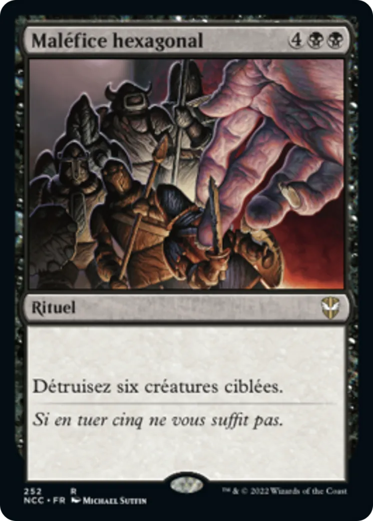 Maléfice hexagonal — New Capenna Commander — Magic: The Gathering