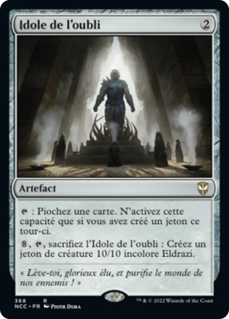 Idole de l'oubli — New Capenna Commander — Magic: The Gathering