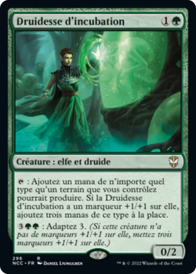 Druidesse d'incubation — New Capenna Commander — Magic: The Gathering