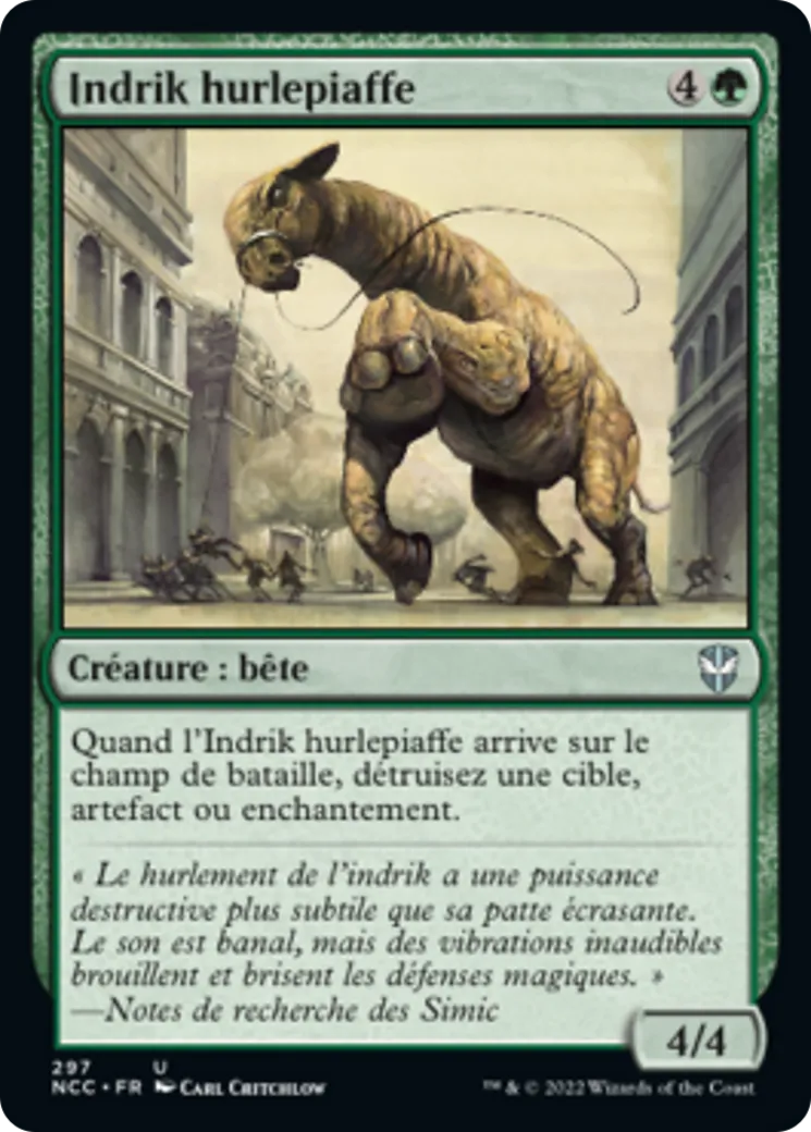 Indrik hurlepiaffe — New Capenna Commander — Magic: The Gathering