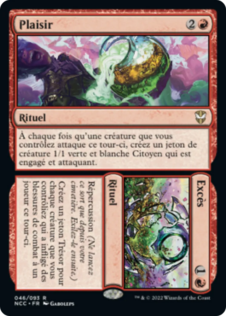 Indulge // Excess // Indulge // Excess — New Capenna Commander — Magic: The Gathering
