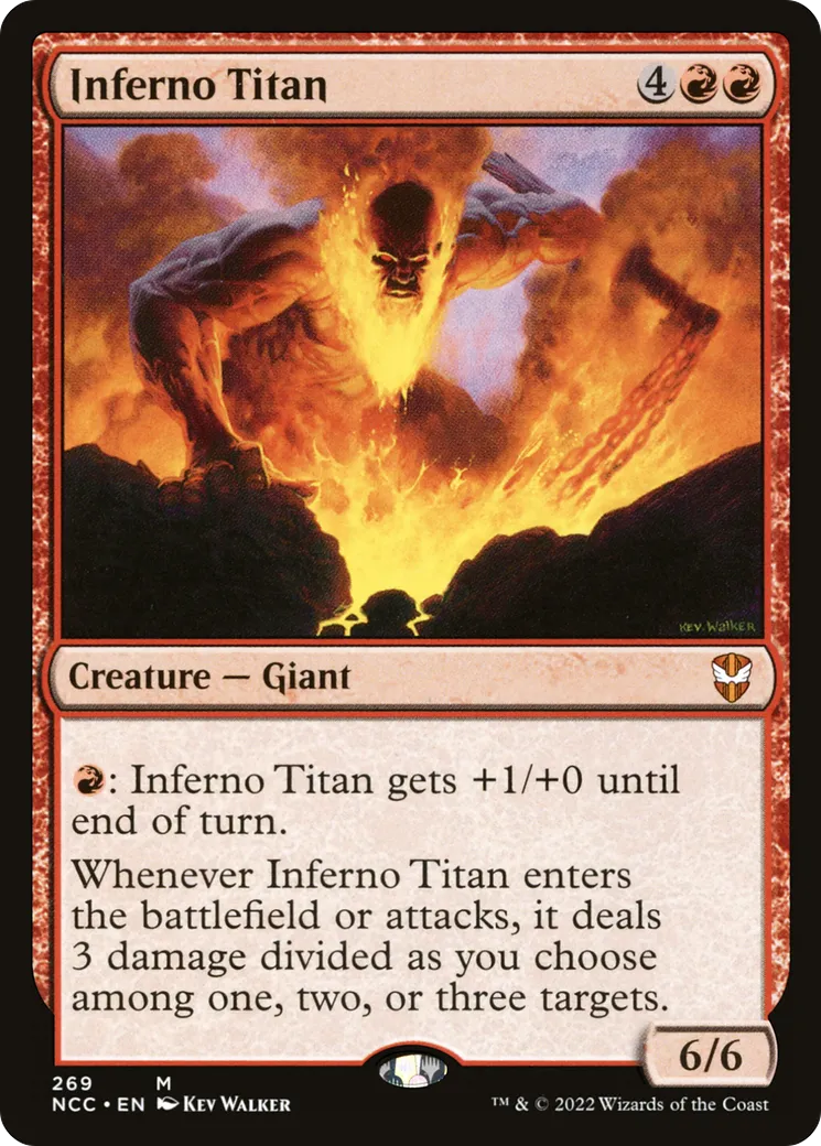 Titan de la fournaise — New Capenna Commander — Magic: The Gathering