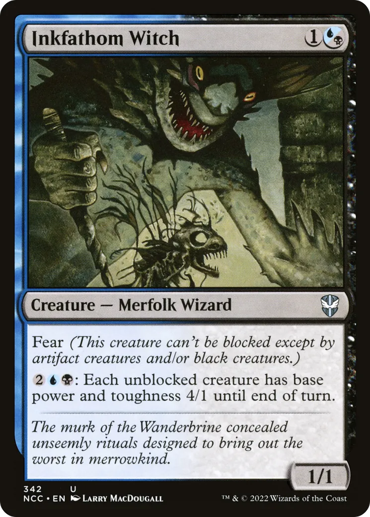 Inkfathom Witch — New Capenna Commander — Magic: The Gathering